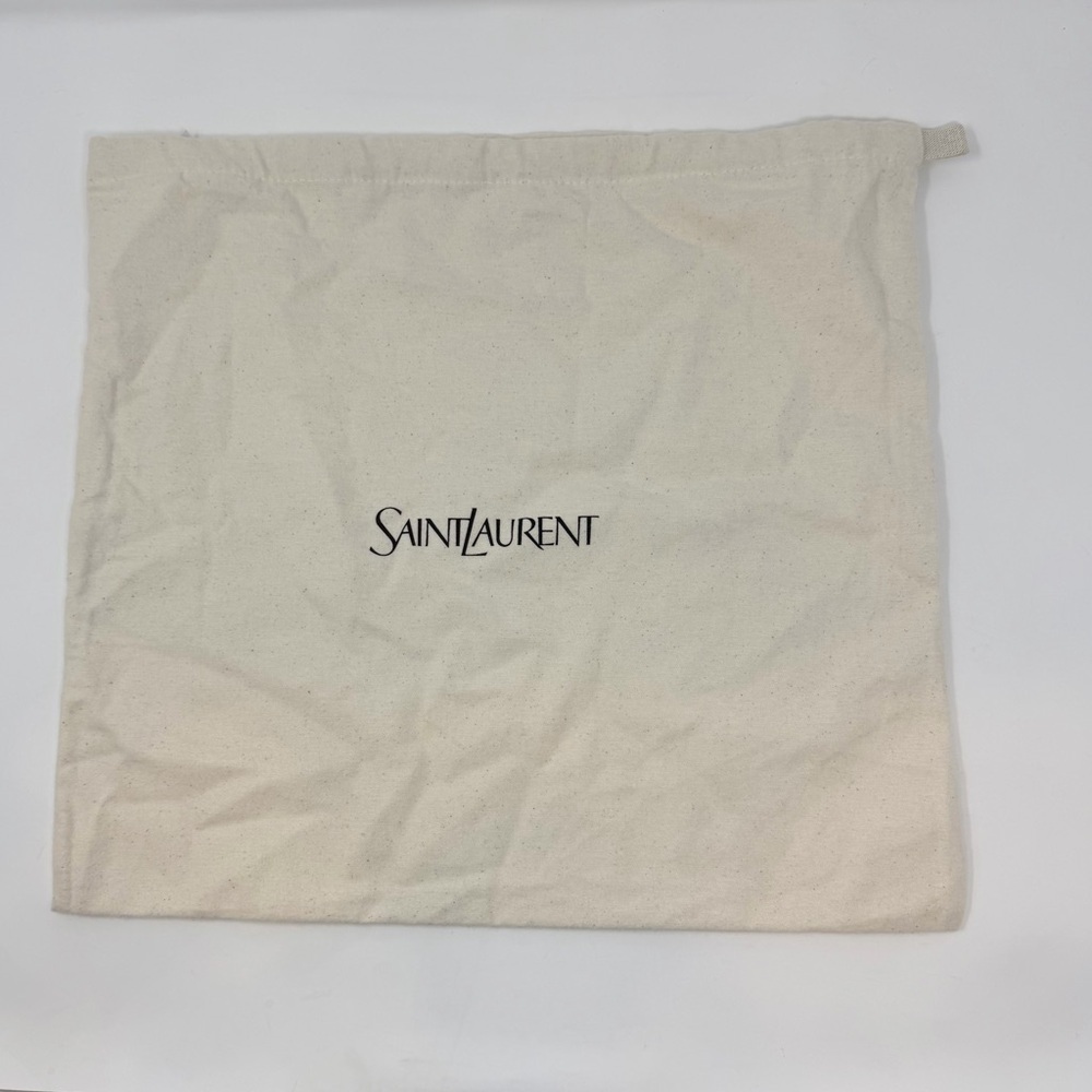 Saint Laurent Ivory Cream Dust Bag